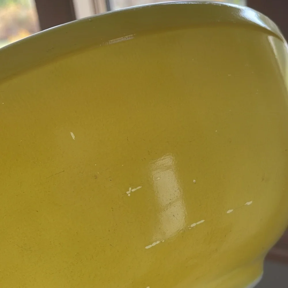 Vintage Pyrex Set 3 Primary Color Nesting Glass Mixing Bowls